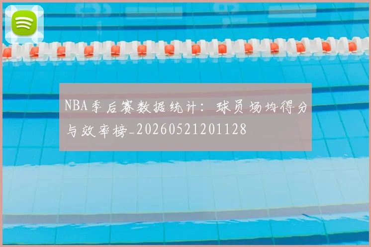 NBA季后赛数据统计:球员场均得分与效率榜_20260521201128