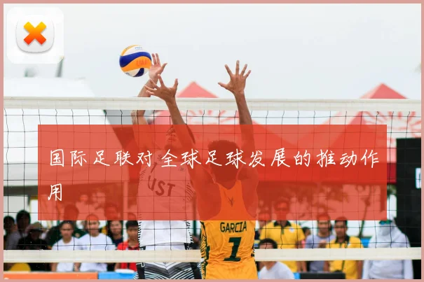 国际足联对全球足球发展的推动作用